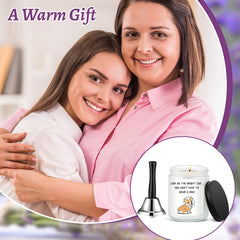 Humorous get well message candle and bell prepared for recovery gifts
