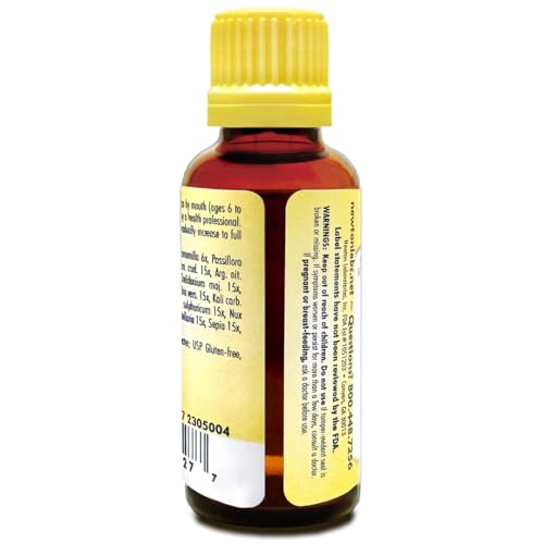 Close-up of label detailing ingredients and information