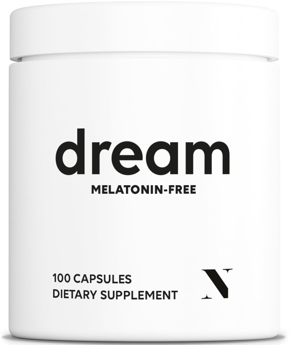 Newt's Sleep Aid bottle front label featuring magnesium threonate, apigenin and theanine