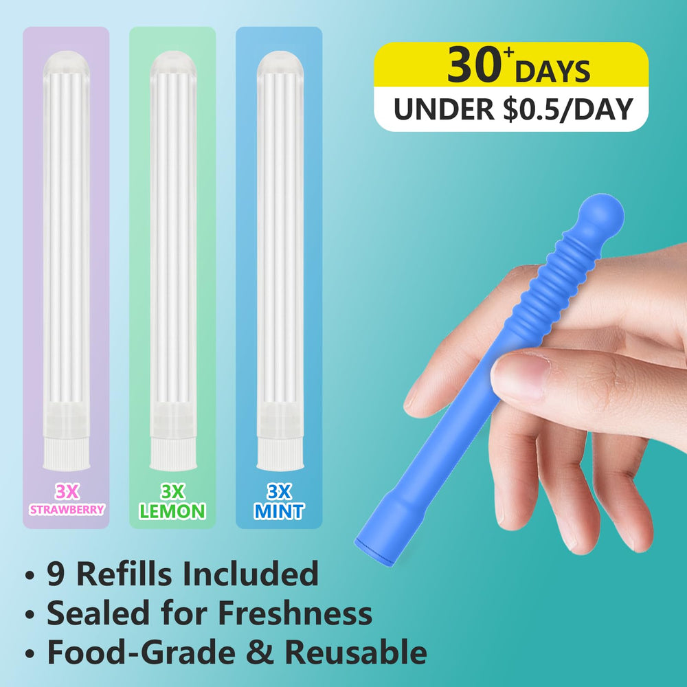 9 individually sealed refill cores