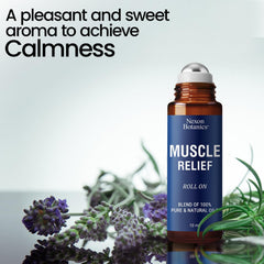 Nexon Botanics Muscle Relief Roll-On with label visible