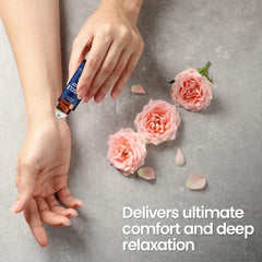Natural essential oils concept for muscle relief