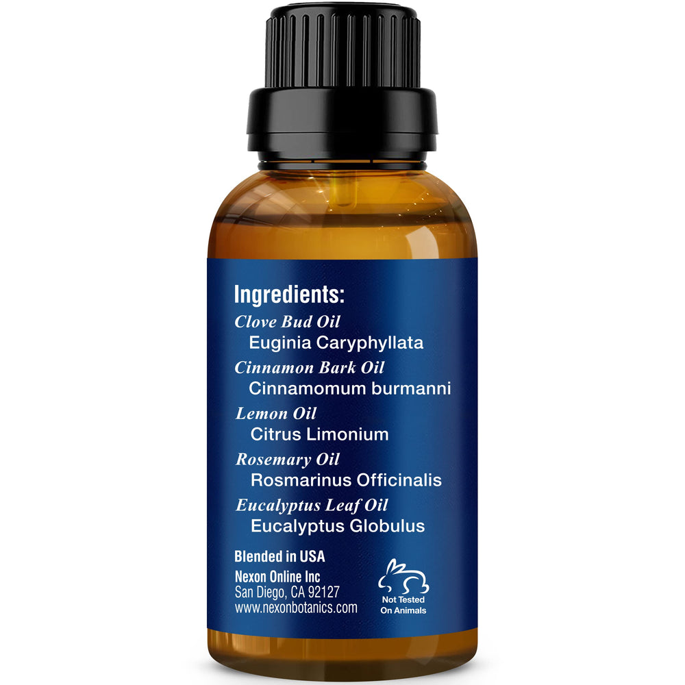 Nexon Botanics Robbers Health oil bottle branding