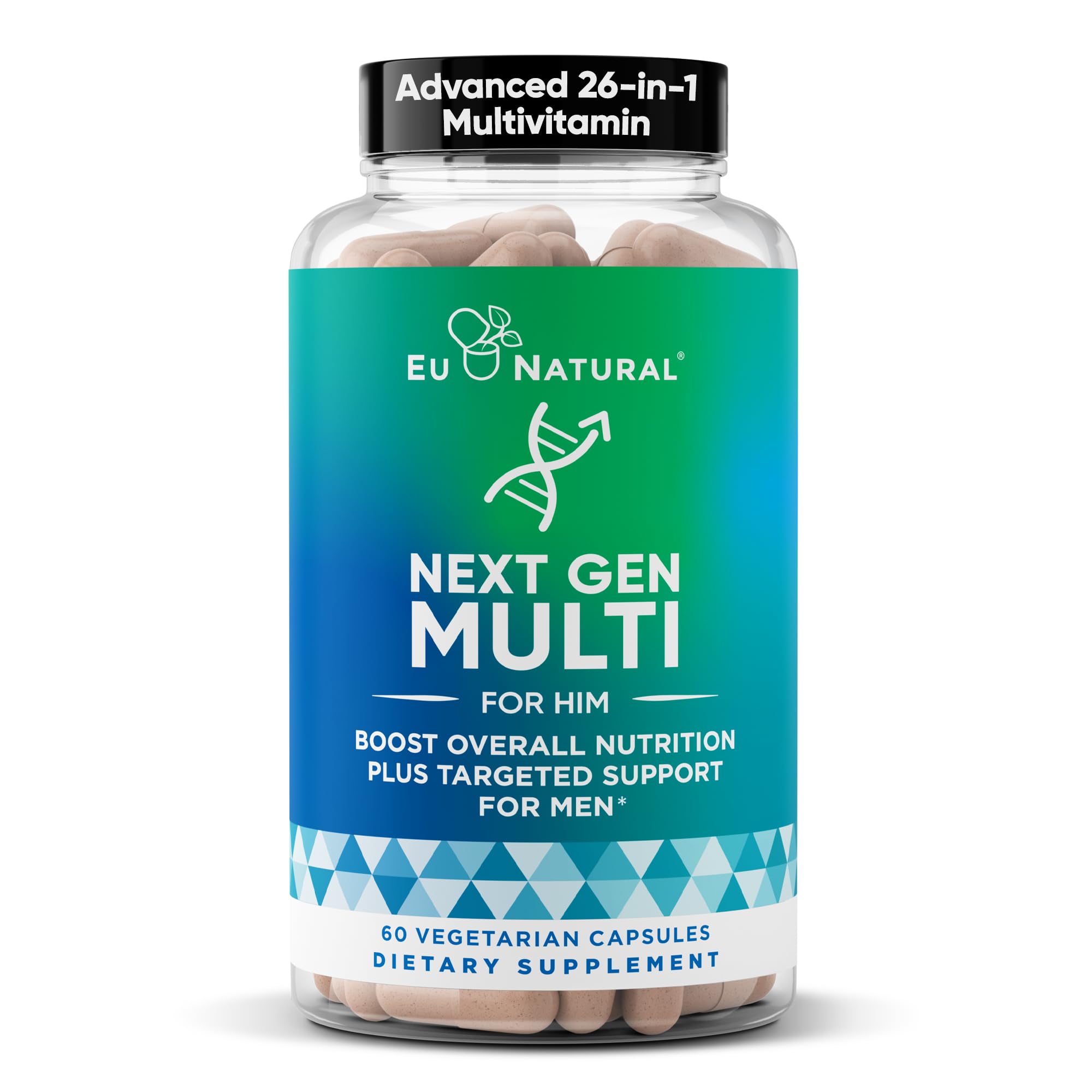Bottle of Next Gen Multi for Him with 60 vegan capsules