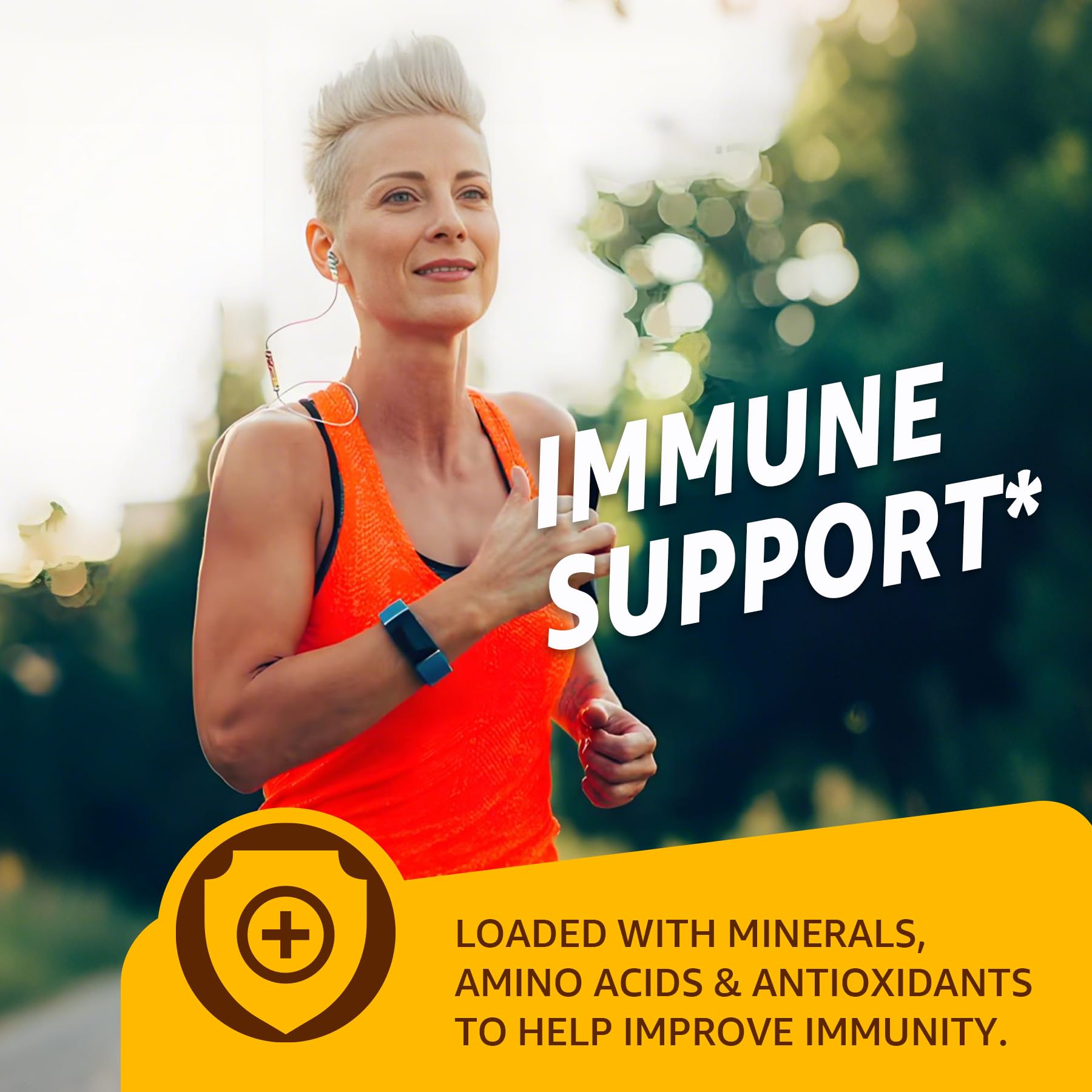 Close-up of ingredients in Nextdia Bee Pollen Organic 1000mg Gummies