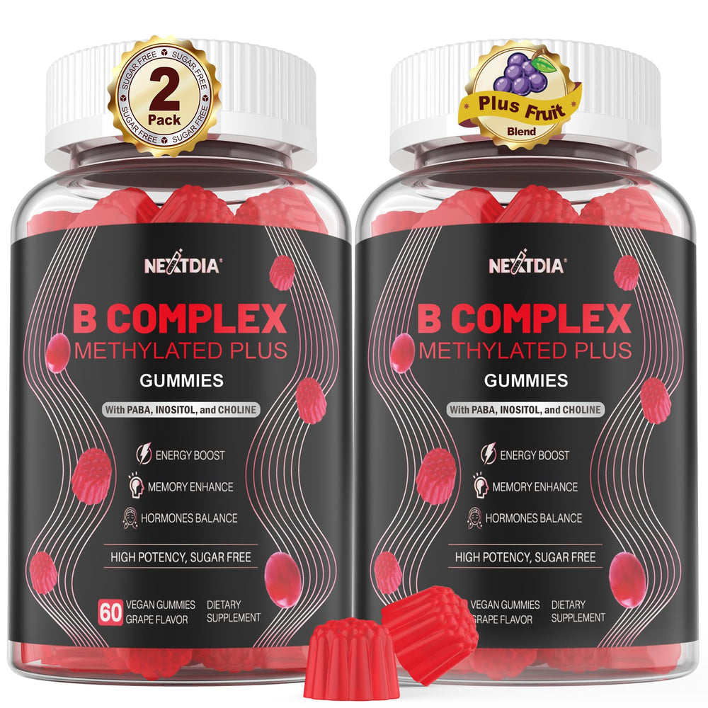 Nextdia Brain & Mood Support Gummies bottle with label visible