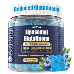Front view of Nextdia Liposomal Glutathione Gummies bottle