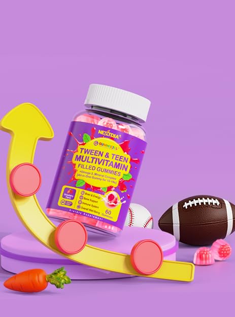 Ingredients list visual for Nextdia Multivitamin Gummies