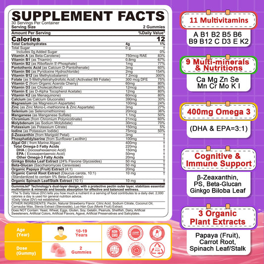 Teens studying with Nextdia gummy vitamin for focus and energy