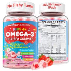 Nextdia Omega-3 Gummies for Kids bottle front view