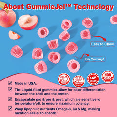 Nextdia sugar-free gummies package emphasizes vegan, gluten-free design.