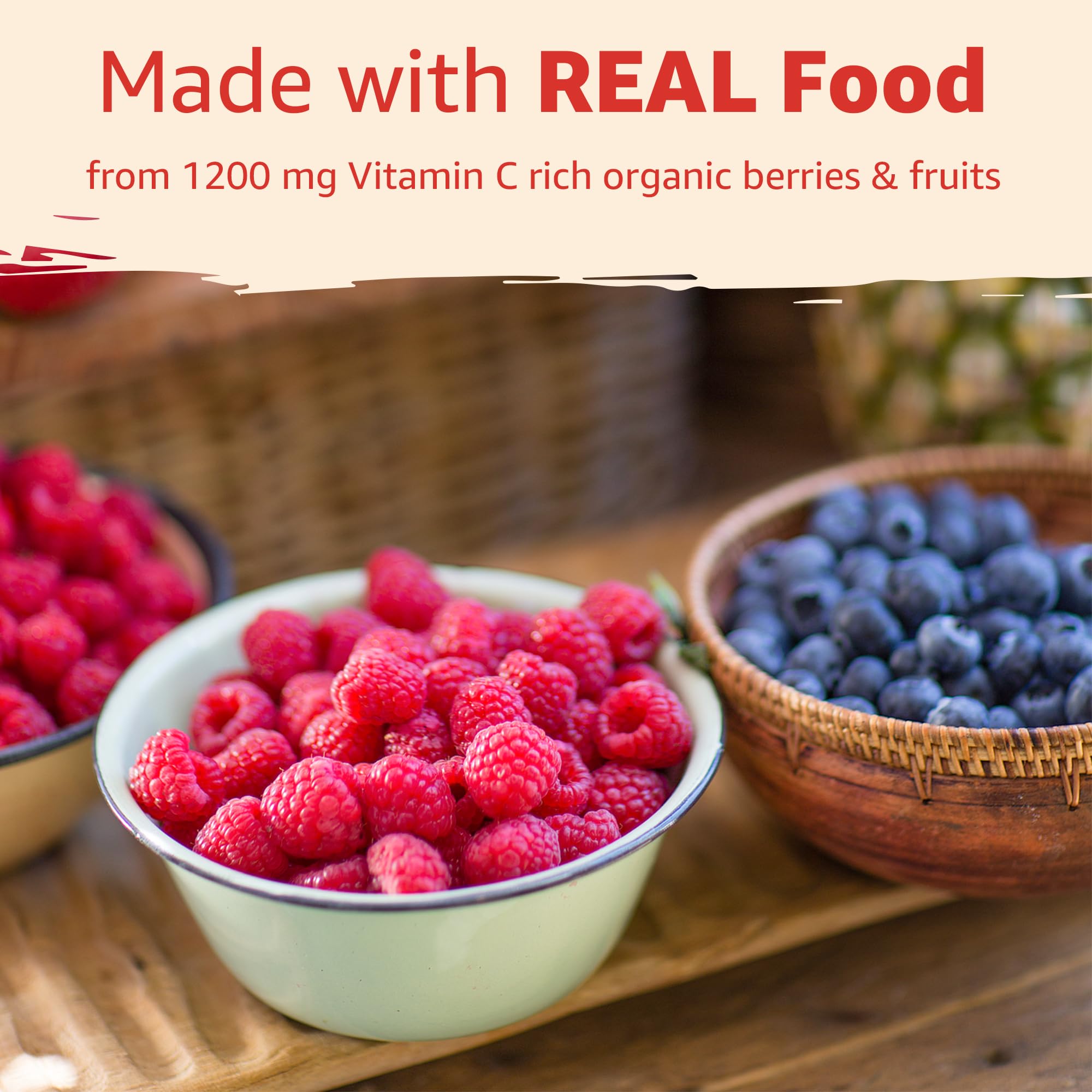 Nextdia vitamin C gummies peach filling emphasizes natural peach flavor.