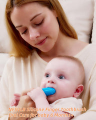 Food-grade silicone material used for baby finger toothbrush