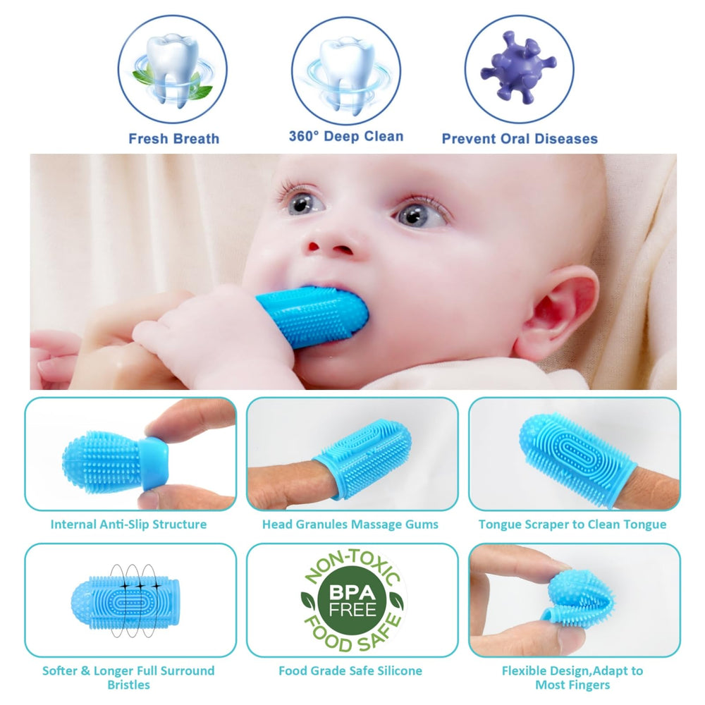 Non-slip clasp securely fits most parents' fingers