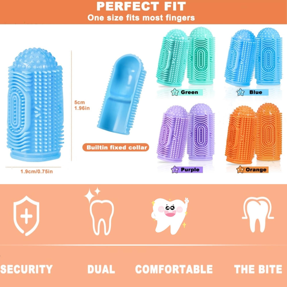 Four travel storage cases included for on-the-go use