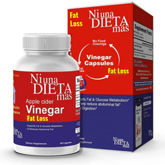 Ni una dieta más front packaging showing bottle and label benefit clarity