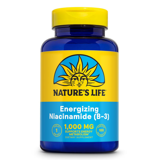 Nature's Life Niacinamide 1000mg bottle