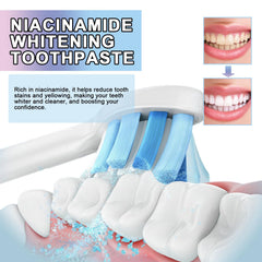 Bright smile after using Niacinamide Whitening Toothpaste