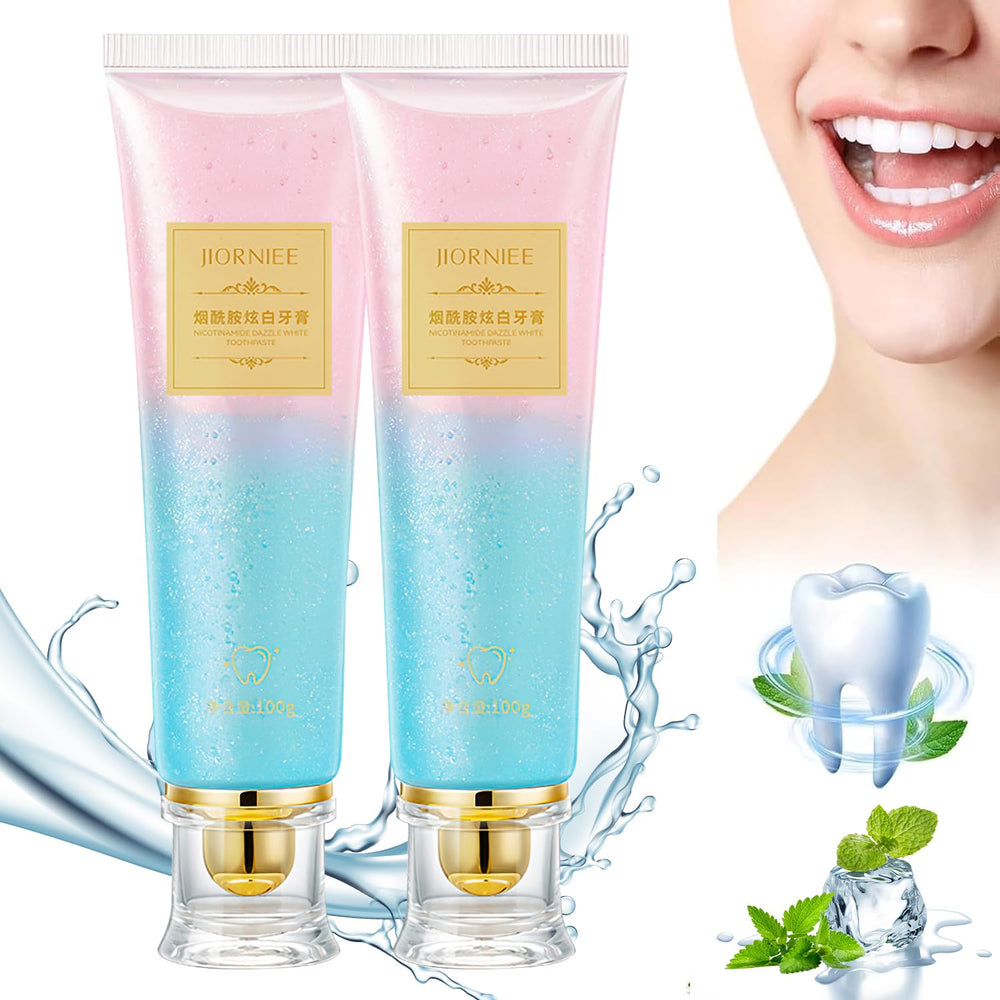 Two-pack Niacinamide Toothpaste packaging