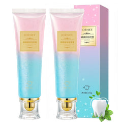 Two-pack Niacinamide Whitening Toothpaste tubes on white background