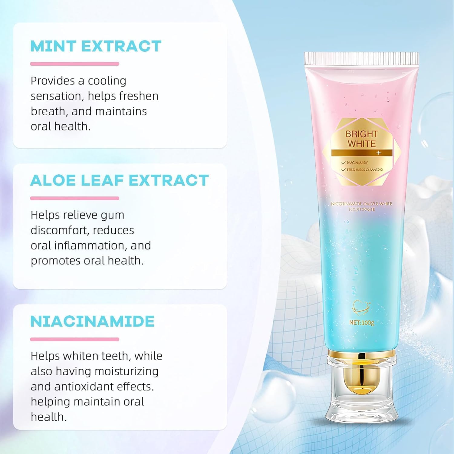 Minty freshness and long-lasting breath protection