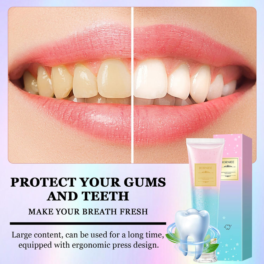 Fresh breath effect from Niacinamide toothpaste