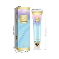 Product packaging showcasing Niacinamide toothpaste and peach flavor