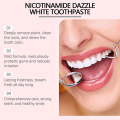 Packaging of Niacinamide Whitening Toothpaste