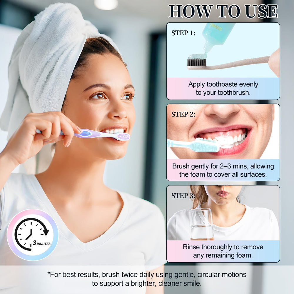 Brushing technique for best results with Niacinamide toothpaste