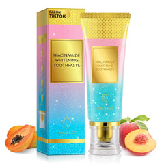 Niacinamide toothpaste whitening effect with 4 oz bottle