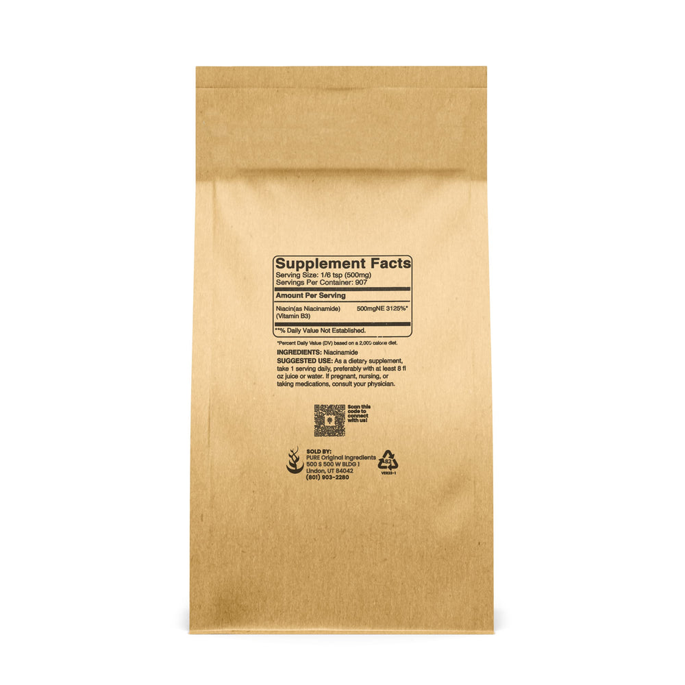 Niacinamide Vitamin B3 natural source concept image