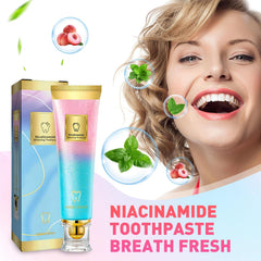 Fresh breath and clean mouth from Niacinamide whitening toothpaste