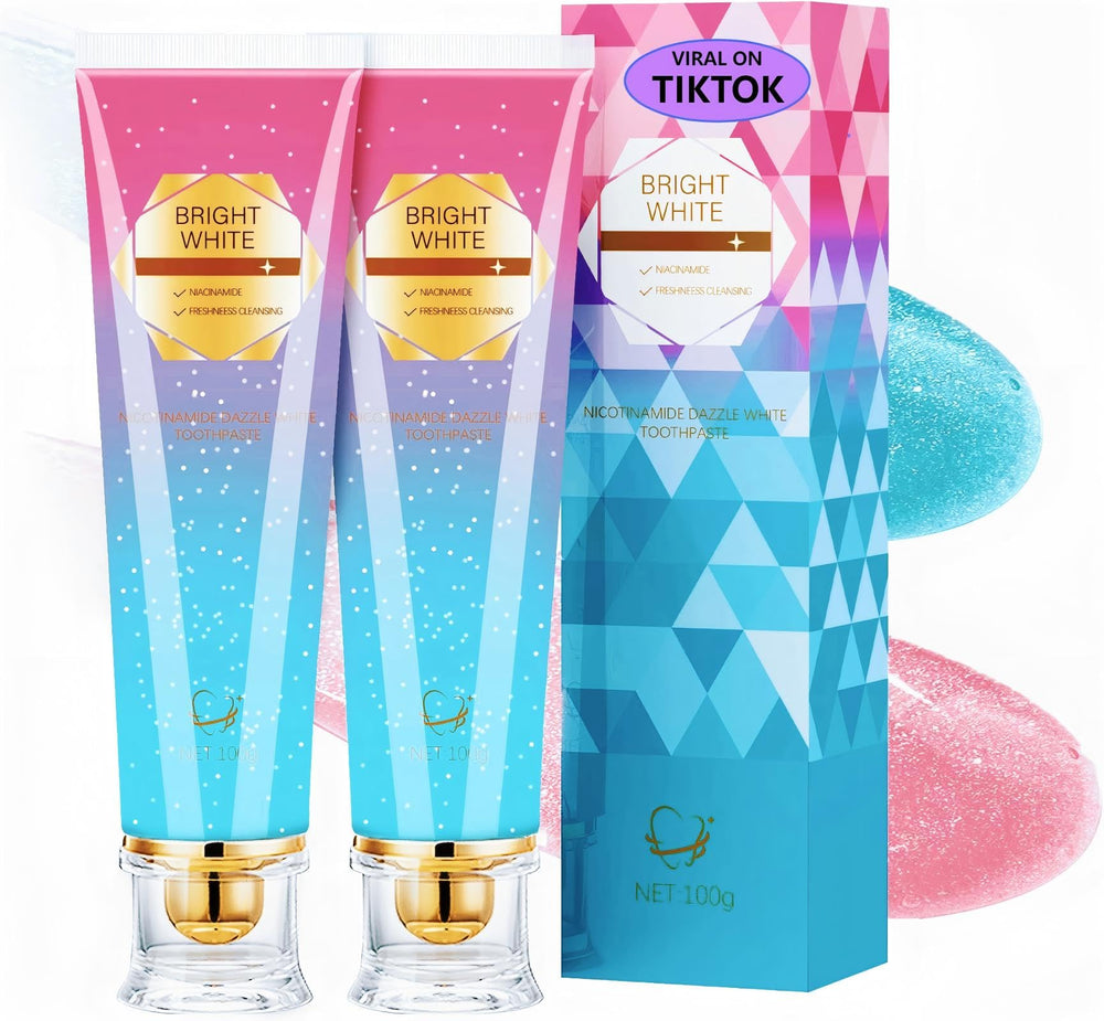 Kimralur Niacinamide Whitening Toothpaste tube on white background