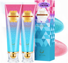 Kimralur Niacinamide Whitening Toothpaste tube on white background