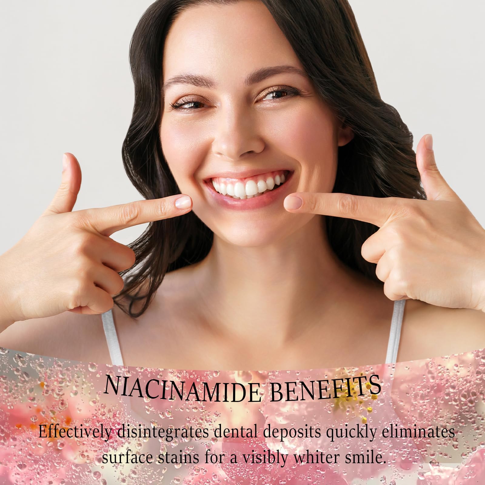 Mint and peach extracts with Sakura Peach fragrance