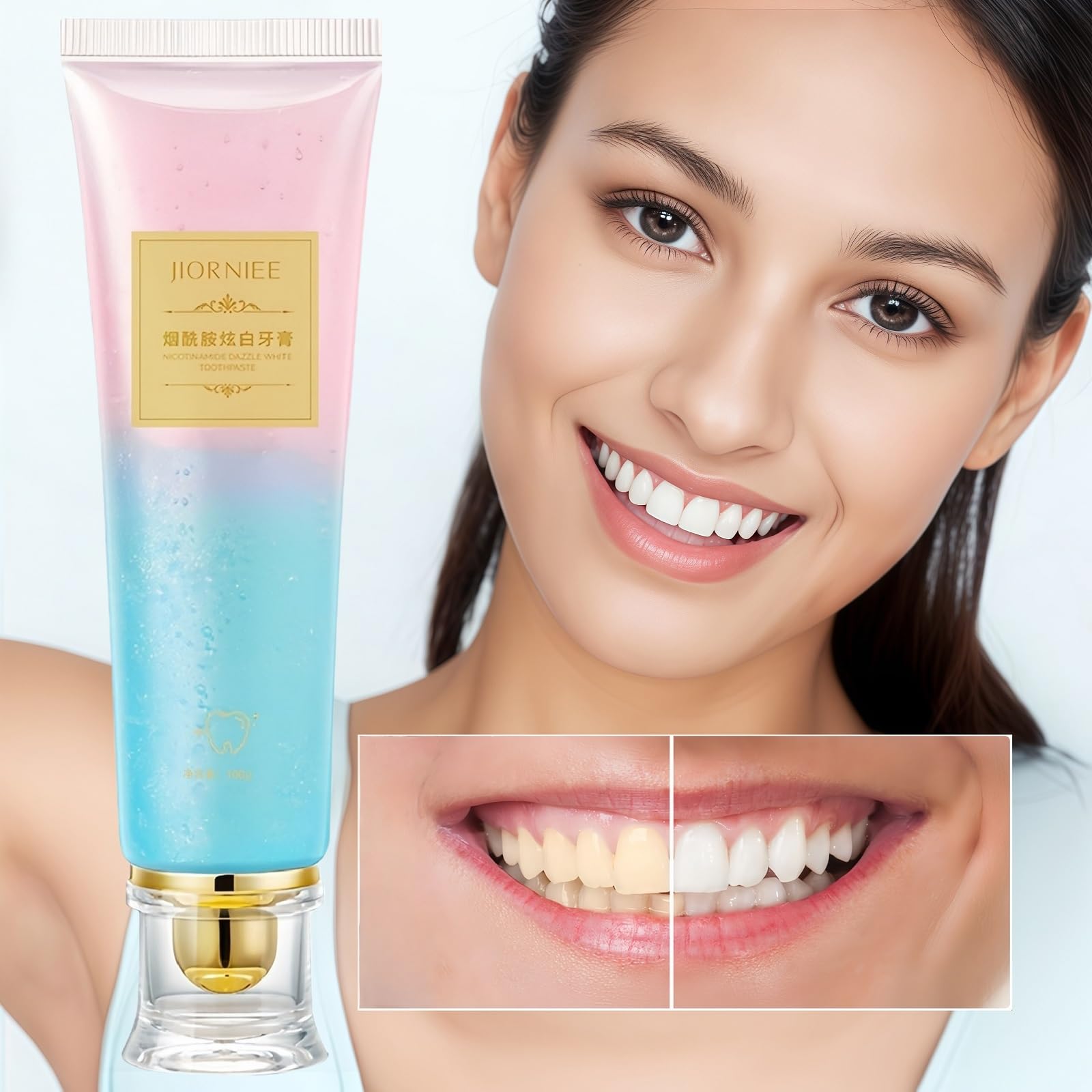 Illustration of fresh breath from Niacinamide toothpaste