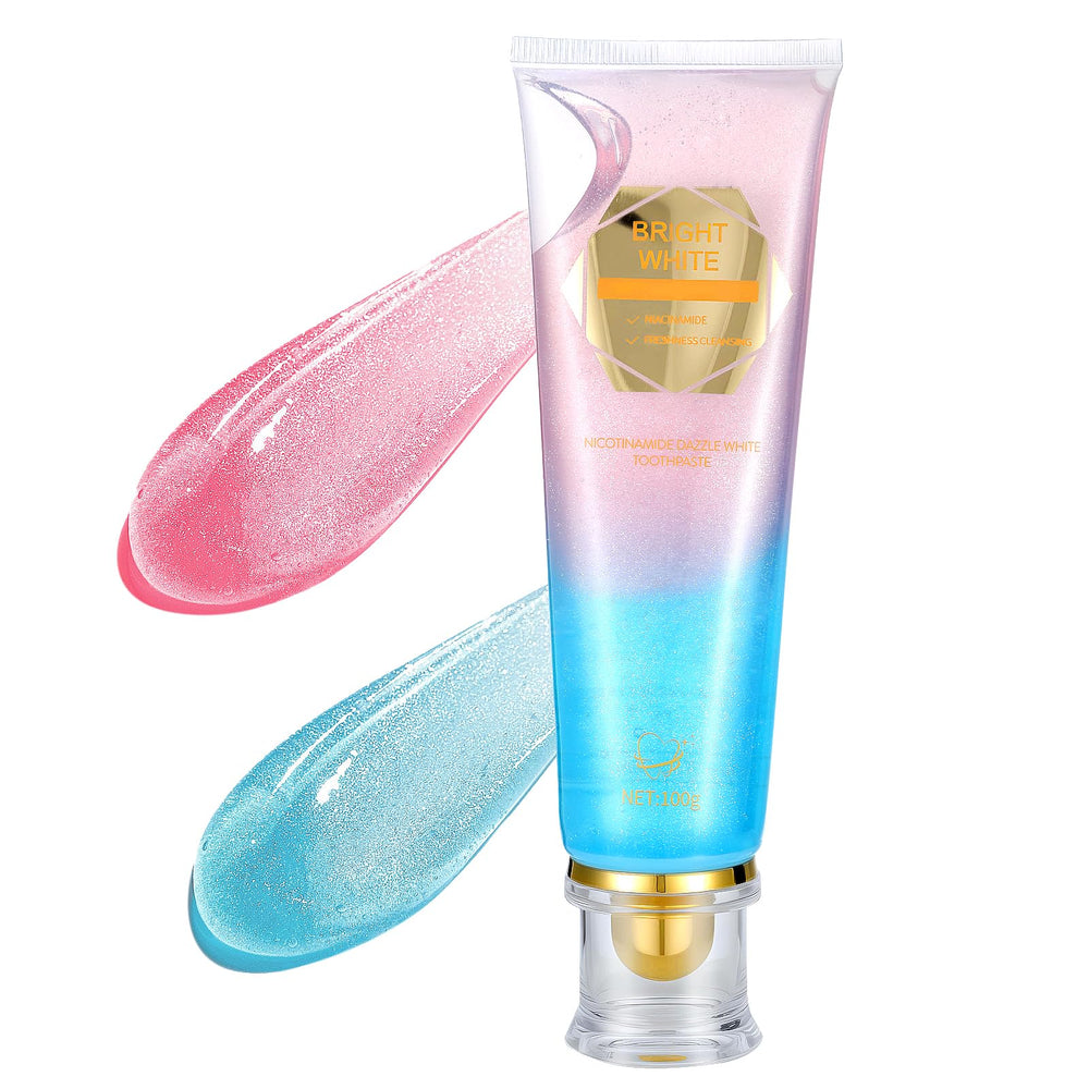 Niacinamide Whitening Toothpaste tube on white background