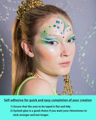 NIACONN tweezers included for precise, mess-free rhinestone placement