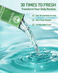 Nicedae mouthwash sachets displayed for multiple uses
