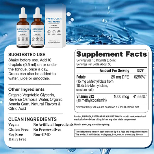 Product packaging for Nichalous L-Methylfolate sublingual supplement