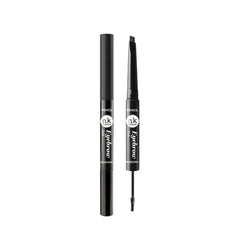 NICKA K eyebrow duo packaging closed view for convenient all-in-one grooming.