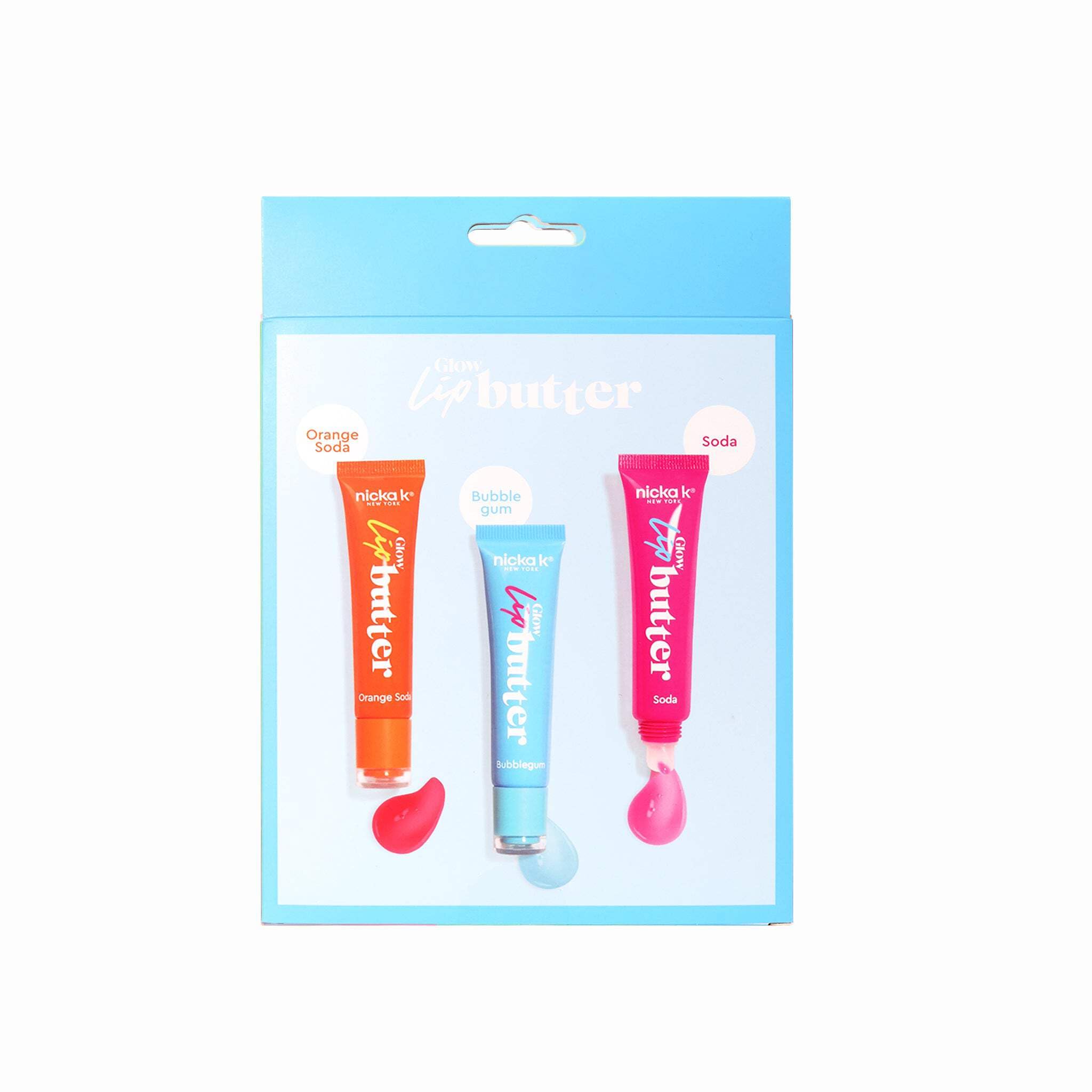 NICKA K NEW YORK Glow Lip Butter Mint Vanilla Bean for nourishing lip shine