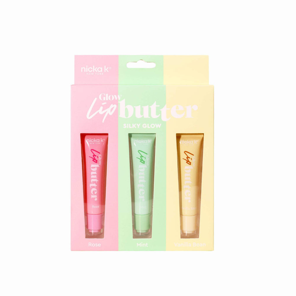 NICKA K NEW YORK Glow Lip Butter Rose Glow for silky hydration and luminous lips.