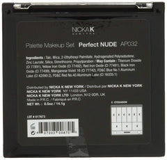 NICKA K Perfect 9 Nude palette uses natural ingredients for a healthy glow.