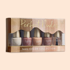 Nicole Miller New York warm beige bottle showcases versatile nude tone with professional finish.