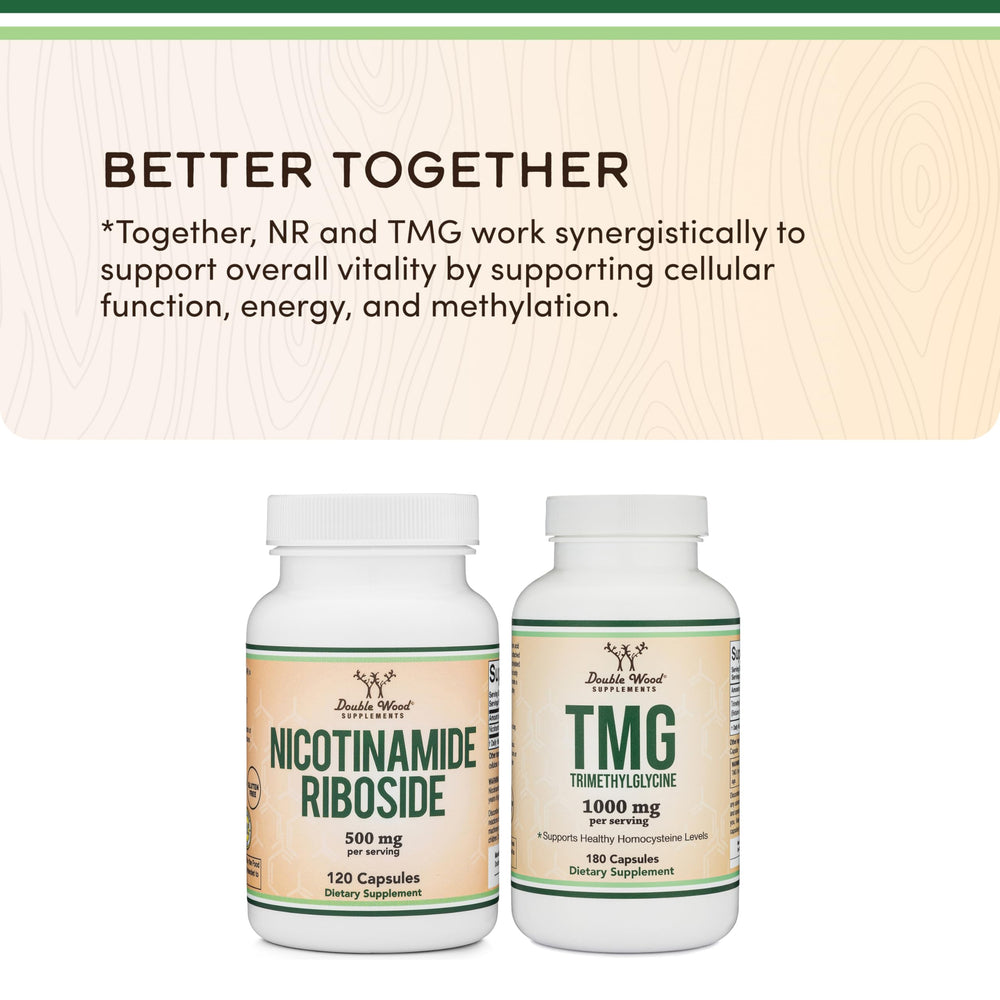 Non-GMO and gluten-free NR supplement information