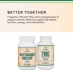 Non-GMO and gluten-free NR supplement information