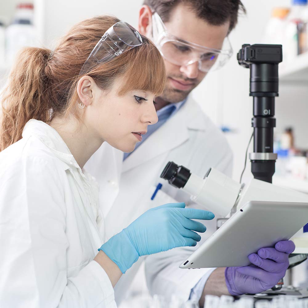 Usage scene showing nicotine test kit in use