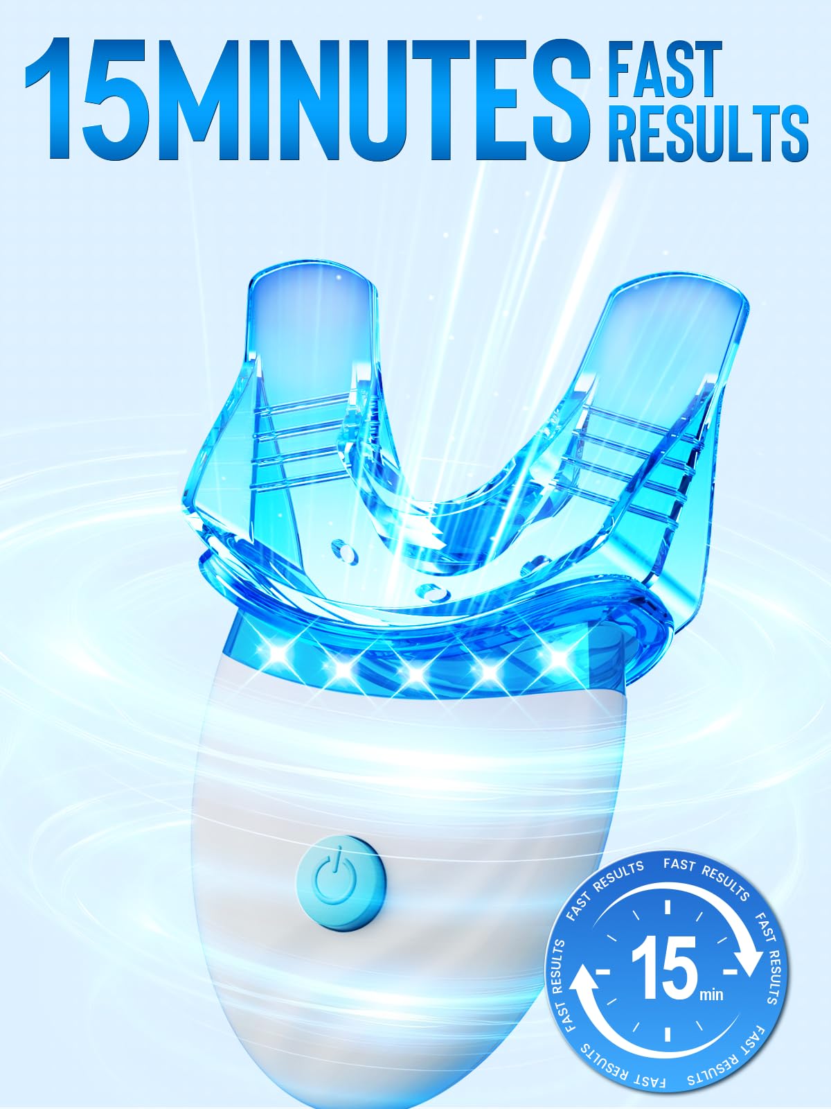 LED whitening light included in Nicwell kit for home use