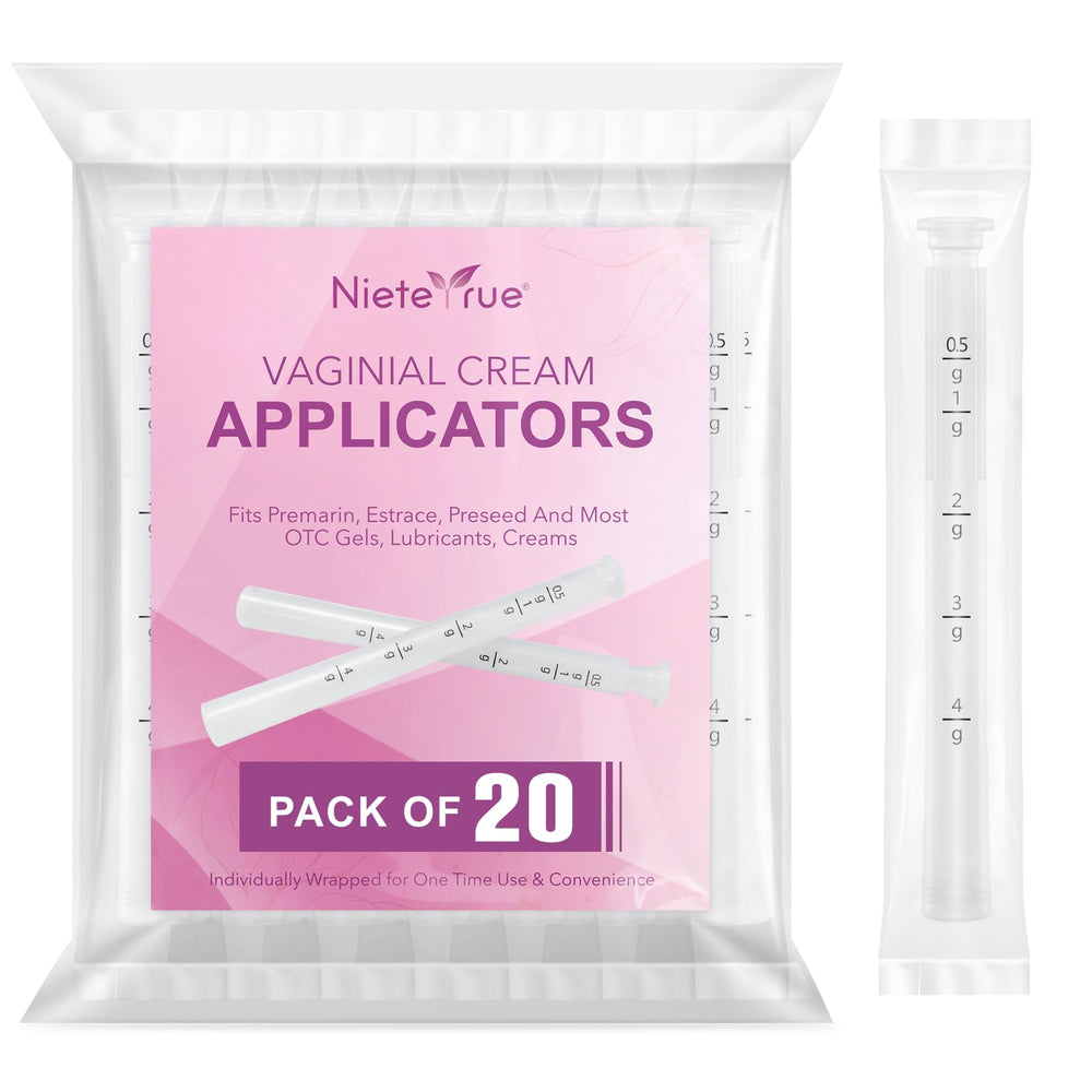 Nieteyrue disposable vaginal applicator with dosage markings for precise application